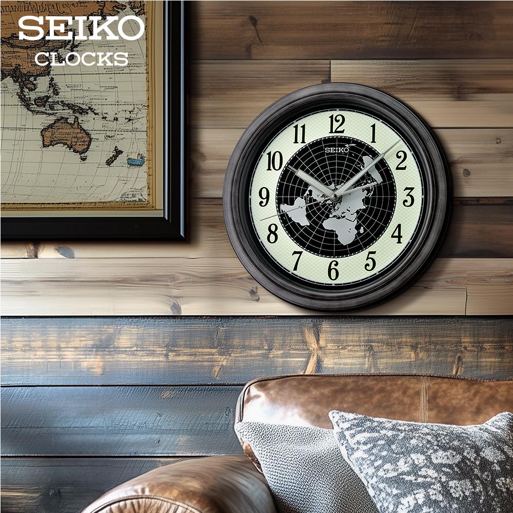 นาฬิกาแขวน SEIKO CLOCKS QXA825S 12.5 นิ้ว สีดำ
