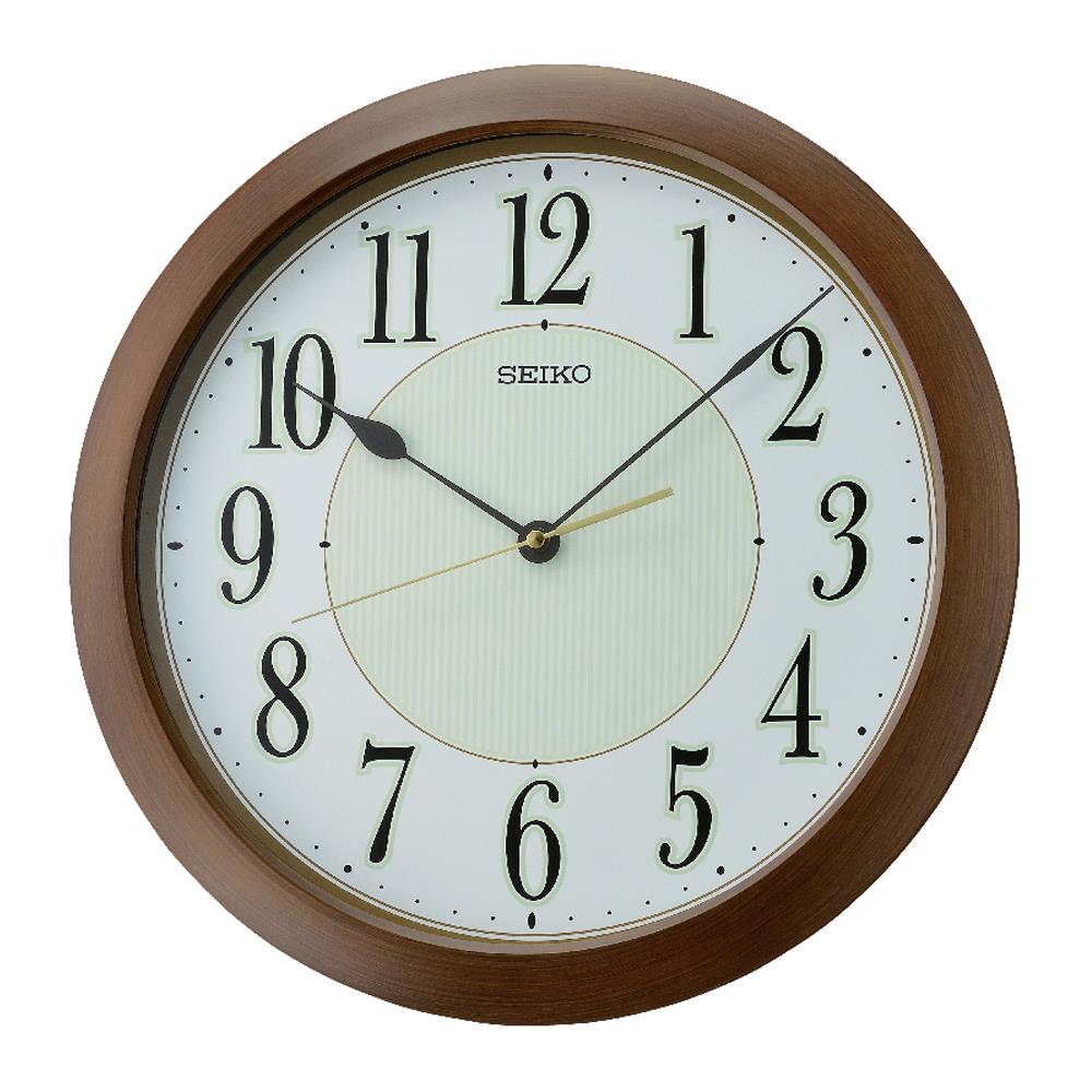 นาฬิกาแขวน SEIKO CLOCKS QXA824B 16 นิ้ว สีน้ำตาล