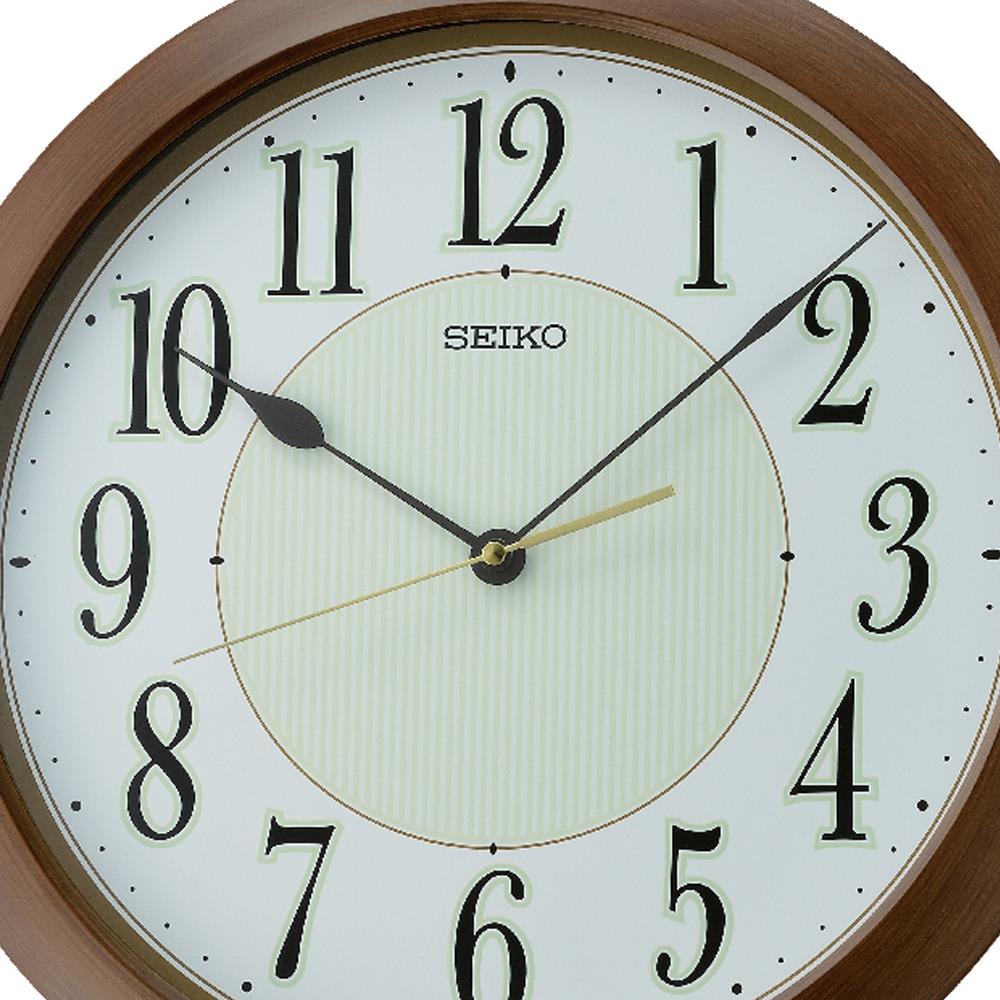 นาฬิกาแขวน SEIKO CLOCKS QXA824B 16 นิ้ว สีน้ำตาล