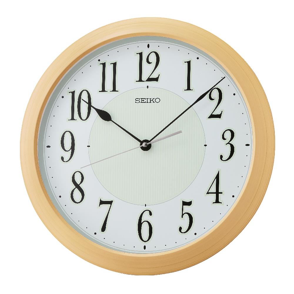 นาฬิกาแขวน SEIKO CLOCKS QXA824A 16 นิ้ว สีน้ำตาลอ่อน