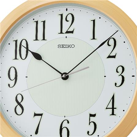 นาฬิกาแขวน SEIKO CLOCKS QXA824A 16 นิ้ว สีน้ำตาลอ่อน_1