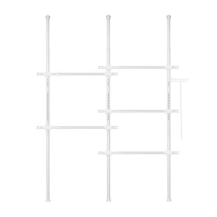 ราวแขวนผ้า TUGU R61PW 220x50x300 ซม. สีขาว_0