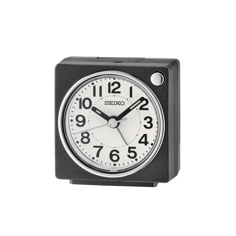นาฬิกาปลุก SEIKO CLOCKS QHE196K 2.5 นิ้ว สีดำ