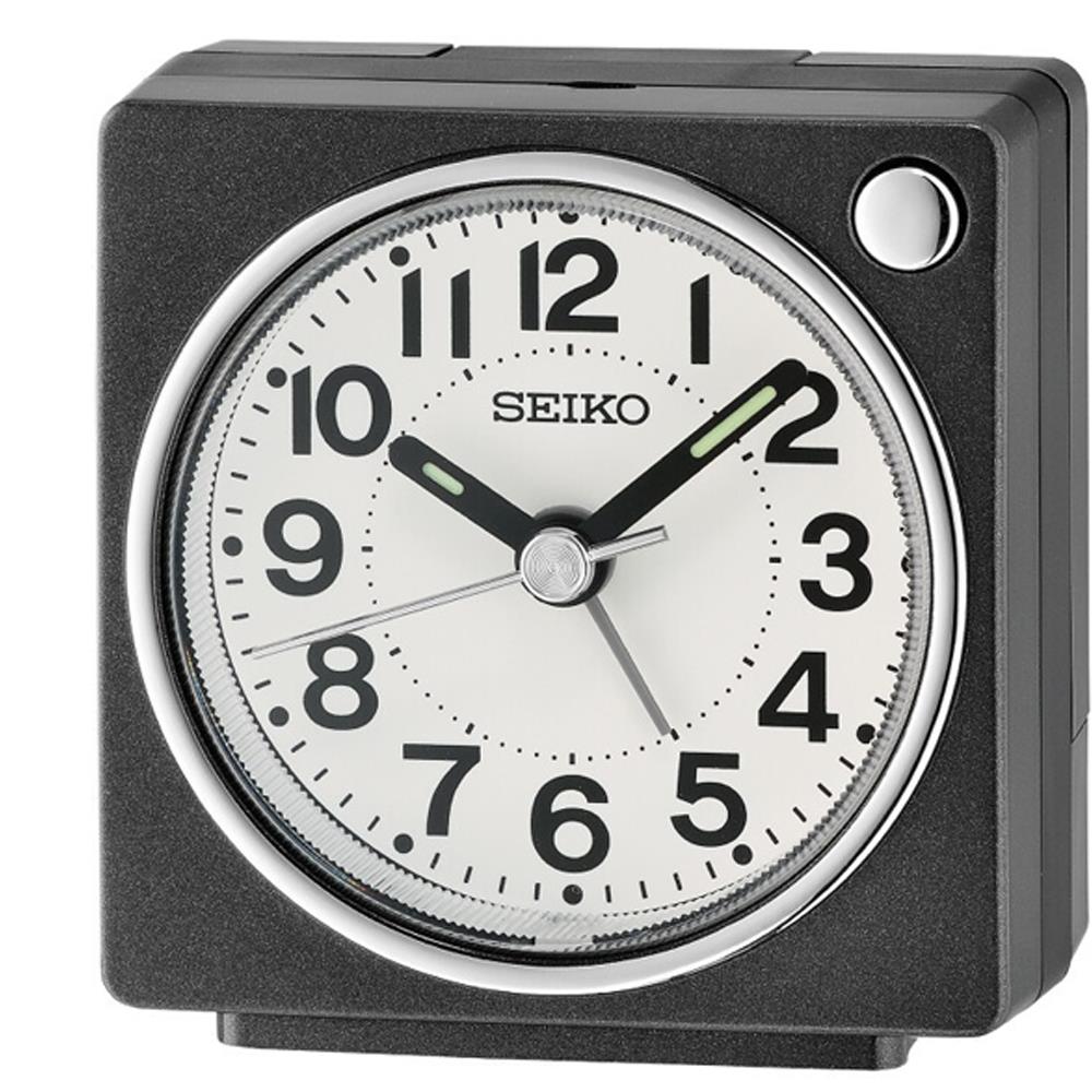 นาฬิกาปลุก SEIKO CLOCKS QHE196K 2.5 นิ้ว สีดำ