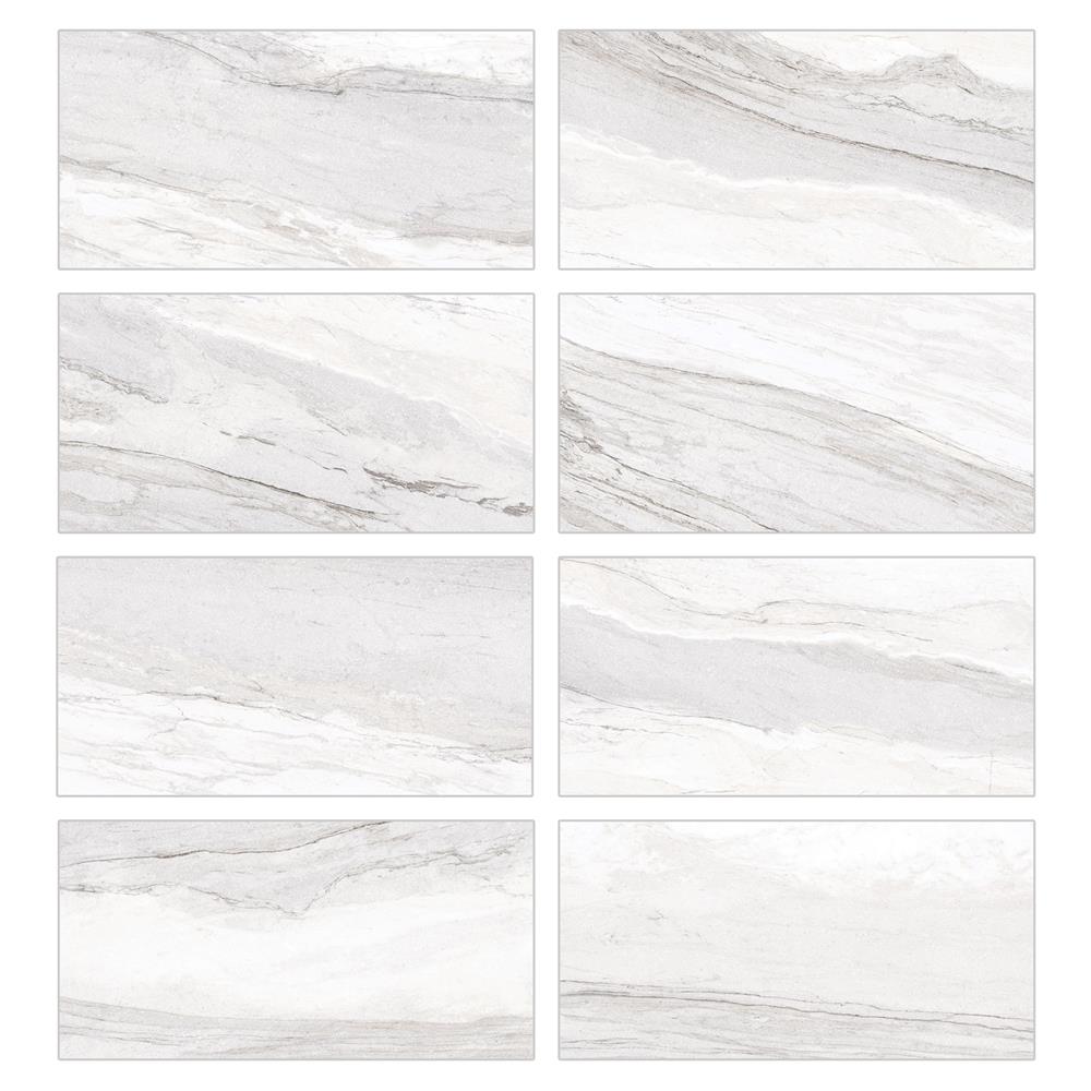 กระเบื้องพื้นพอร์ซเลน 60x120 ซม. COTTO อเรนโซ่ บลองโค ขาว PM 1.44 ตร.ม.