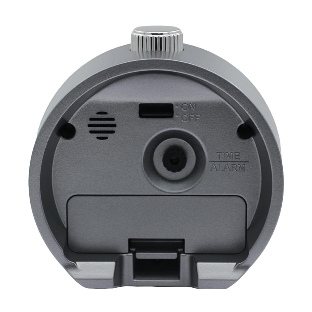 นาฬิกาปลุก SEIKO CLOCKS QHE207N 4X3.8 นิ้ว สีเทา