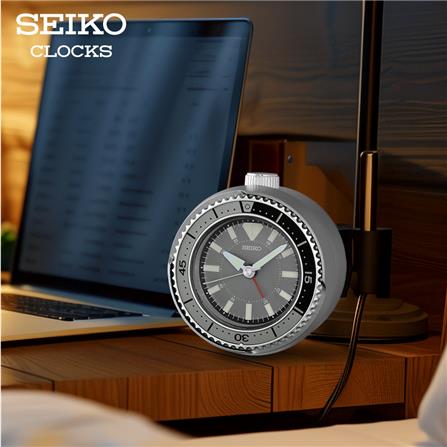 นาฬิกาปลุก SEIKO CLOCKS QHE207N 4X3.8 นิ้ว สีเทา_5