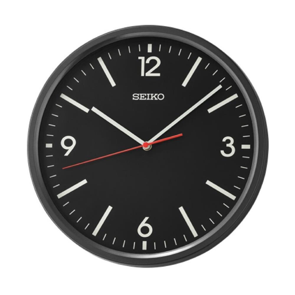 นาฬิกาแขวน SEIKO CLOCKS QHA009K 12 นิ้ว สีดำ