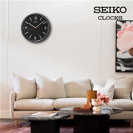 นาฬิกาแขวน SEIKO CLOCKS QHA009K 12 นิ้ว สีดำ_4