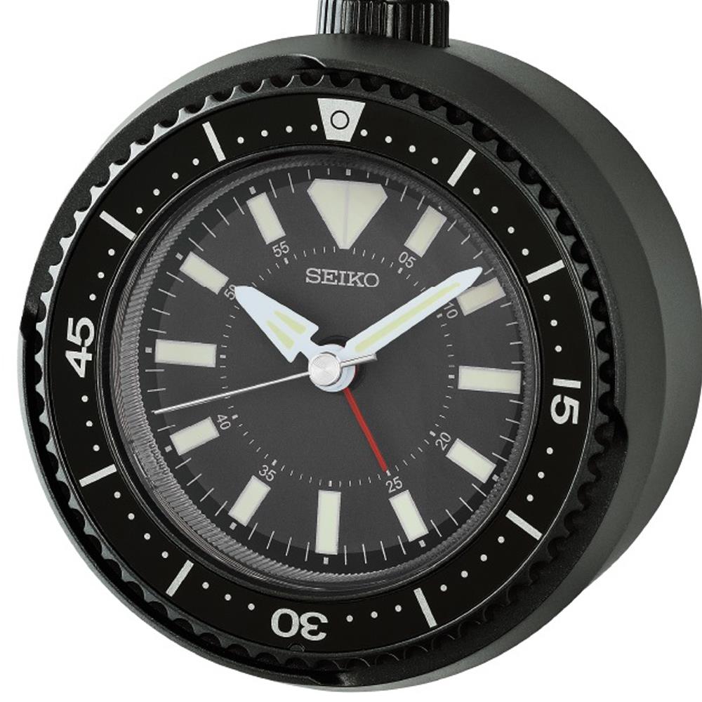 นาฬิกาปลุก SEIKO CLOCKS QHE207K 4X3.8 นิ้ว สีดำ
