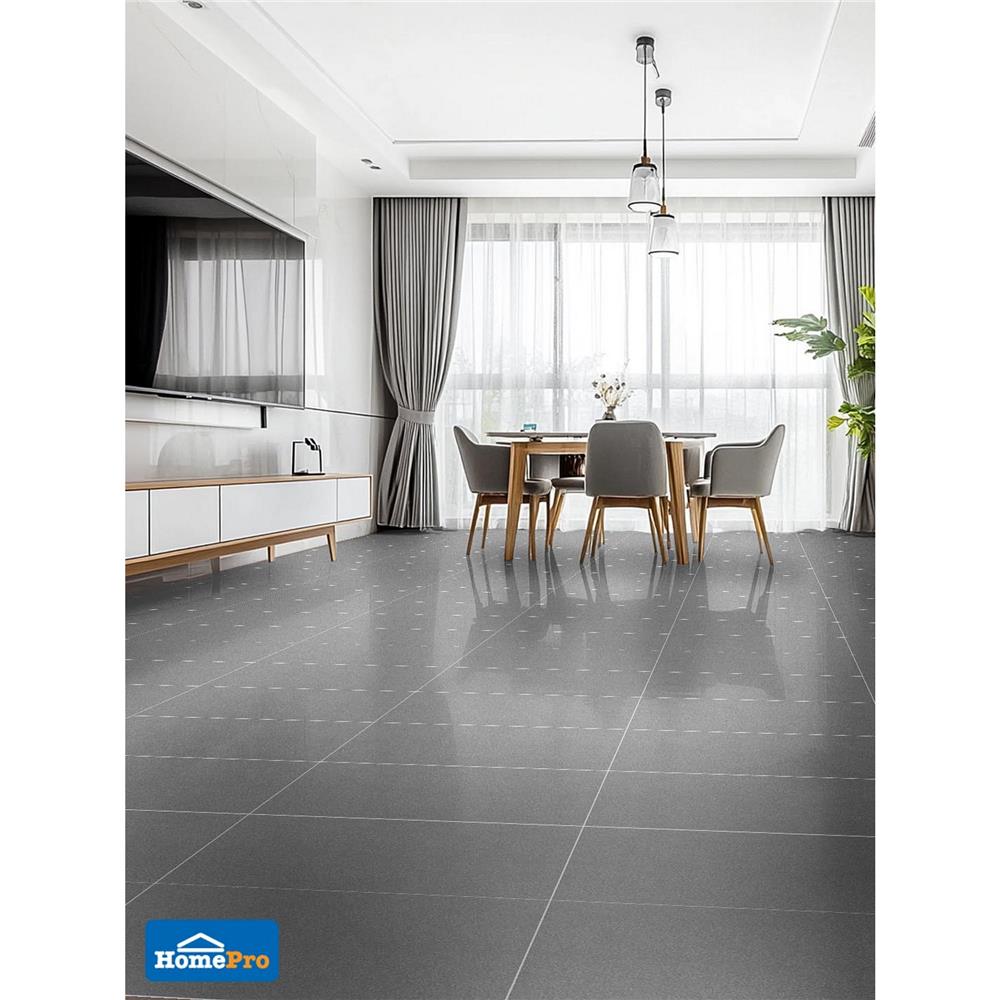 กระเบื้องพื้นพอร์ซเลน 60x120 ซม. TARA อัฟโฟกาโต้ เทา A 1.44 ตร.ม.