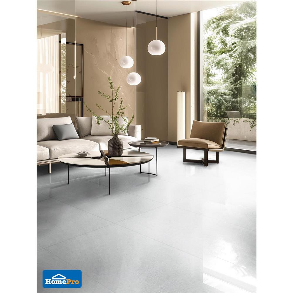 กระเบื้องพื้นพอร์ซเลน 60x120 ซม. TARA ดาวโกน่า ขาว A 1.44 ตร.ม.