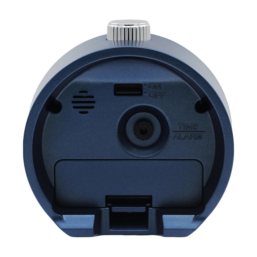 นาฬิกาปลุก SEIKO CLOCKS QHE207L 4X3.8 นิ้ว สีน้ำเงินเข้ม