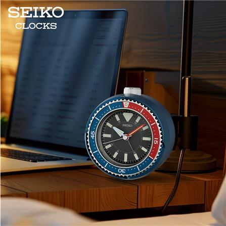 นาฬิกาปลุก SEIKO CLOCKS QHE207L 4X3.8 นิ้ว สีน้ำเงินเข้ม_5