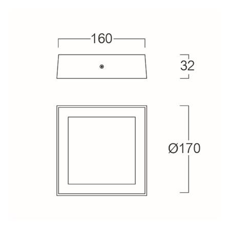 ดาวน์ไลท์ LED LUMAX 03-A1363 6.7 นิ้ว 12 วัตต์ DAYLIGHT สีขาว_6
