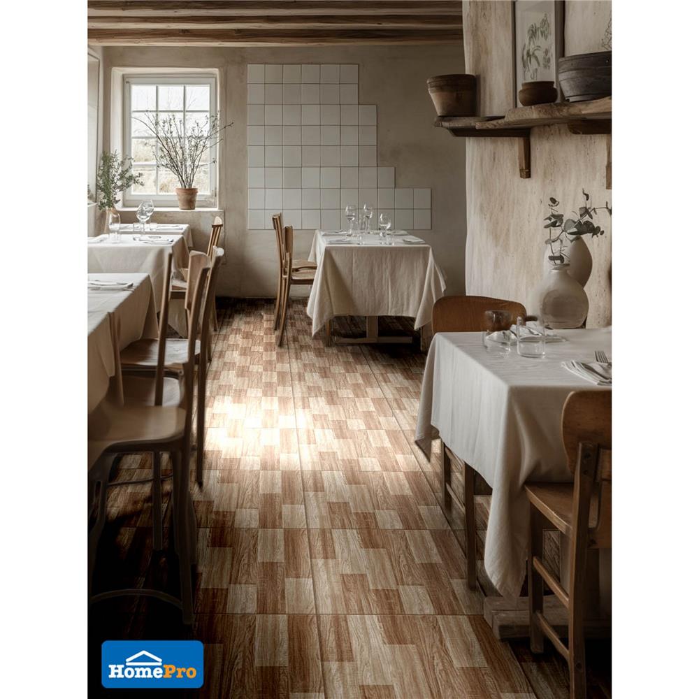 กระเบื้องพื้น 50x50 ซม. TARA ฮามอนวู๊ด น้ำตาล A 1 ตร.ม.