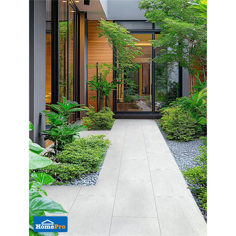 กระเบื้องพื้นพอร์ซเลน 60x120 ซม. TARA เดอตี้ ขาว A 1.44 ตร.ม.