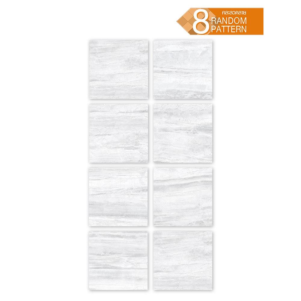 กระเบื้องพื้นพอร์ซเลน 60x60 ซม. COTTO ESPANA ลักชัวรี่ ไวท์ ซอฟท์ Gxx42020 ขาว PM 1.08 ตร.ม.