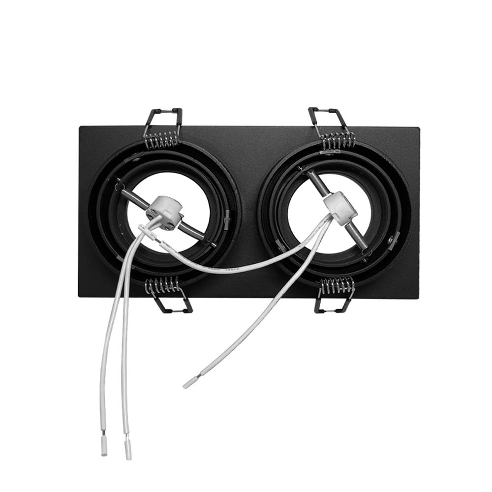 ดาวน์ไลท์ LUMAX HG 24-05125 6.88 นิ้ว สีดำ เหลี่ยม