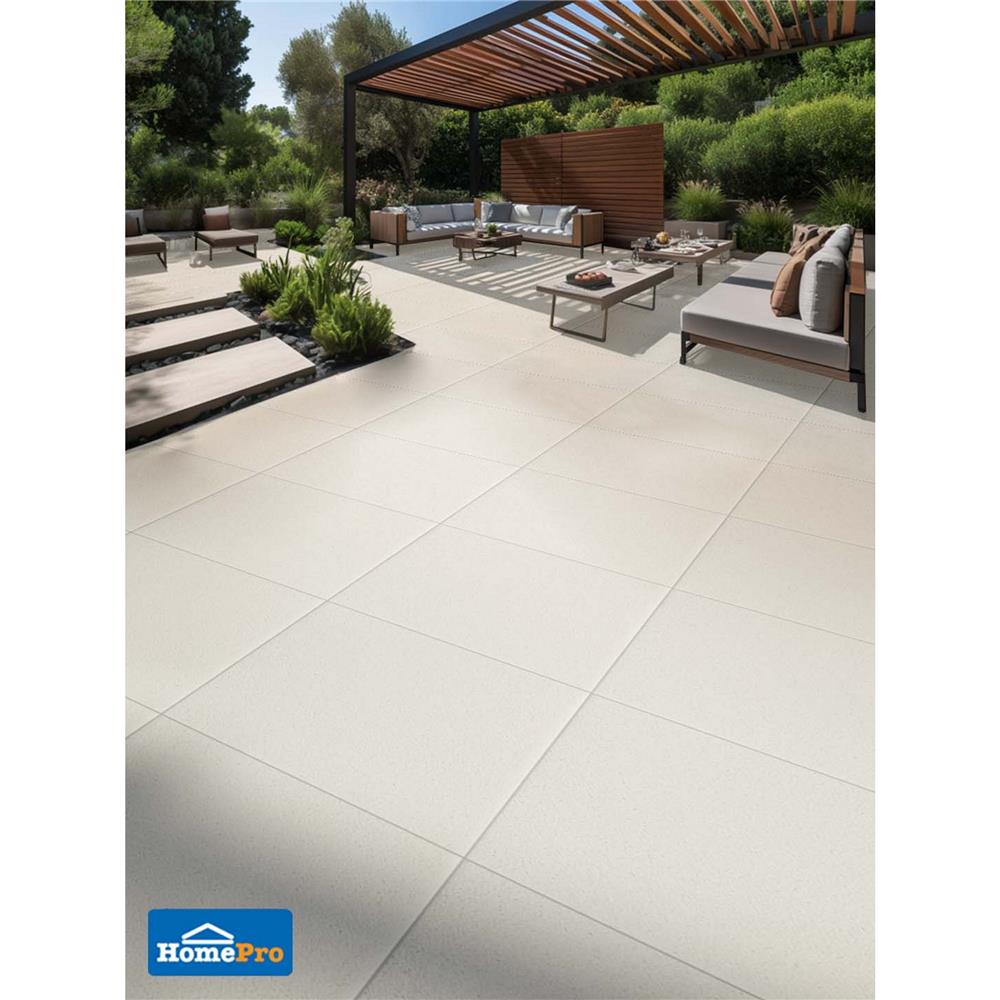 กระเบื้องพื้นพอร์ซเลน 60x60 ซม. COTTO ESPANA เมเทออร์ บลังโก้ 85ME45R ขาว PM 1.44 ตร.ม.