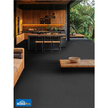 กระเบื้องพื้นพอร์ซเลน 60x60 ซม. COTTO ESPANA เมเทออร์ เนโกร 85ME95 ดำ PM 1.44 ตร.ม._2