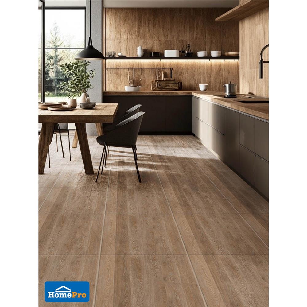 กระเบื้องพื้น 50x50 ซม. TARA ทาปาสวู๊ด น้ำตาล A 1 ตร.ม.