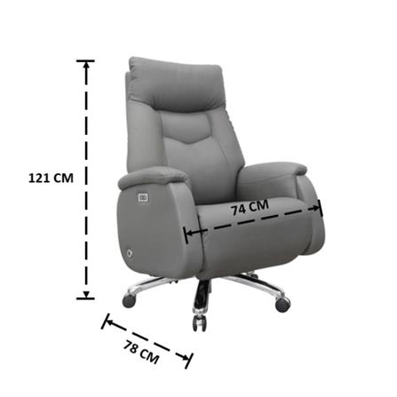 เก้าอี้สำนักงาน SURE ARCHER PL-541 สีเทา_7