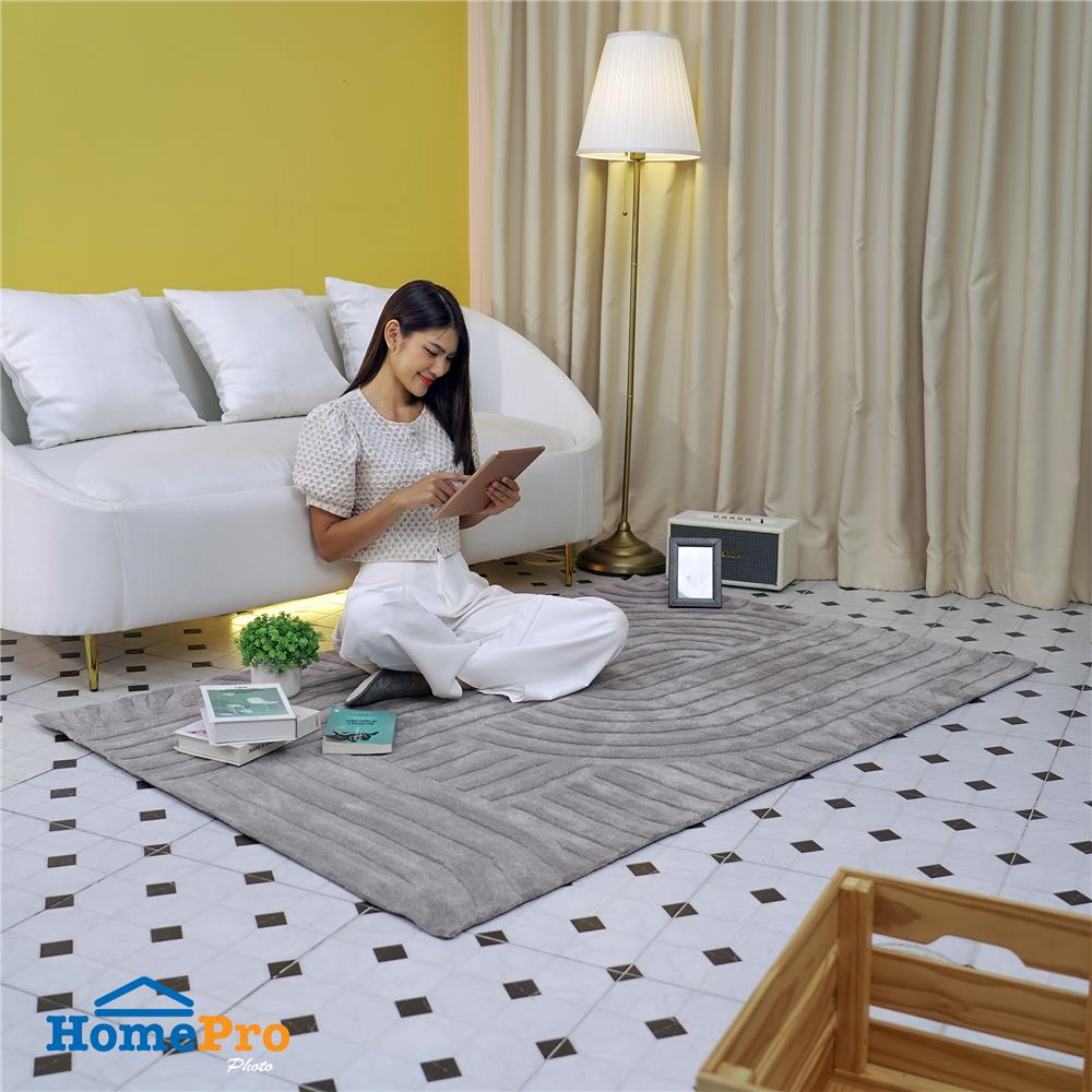 พรม BENETTA MILIAN 120X180 ซม. สีเทา