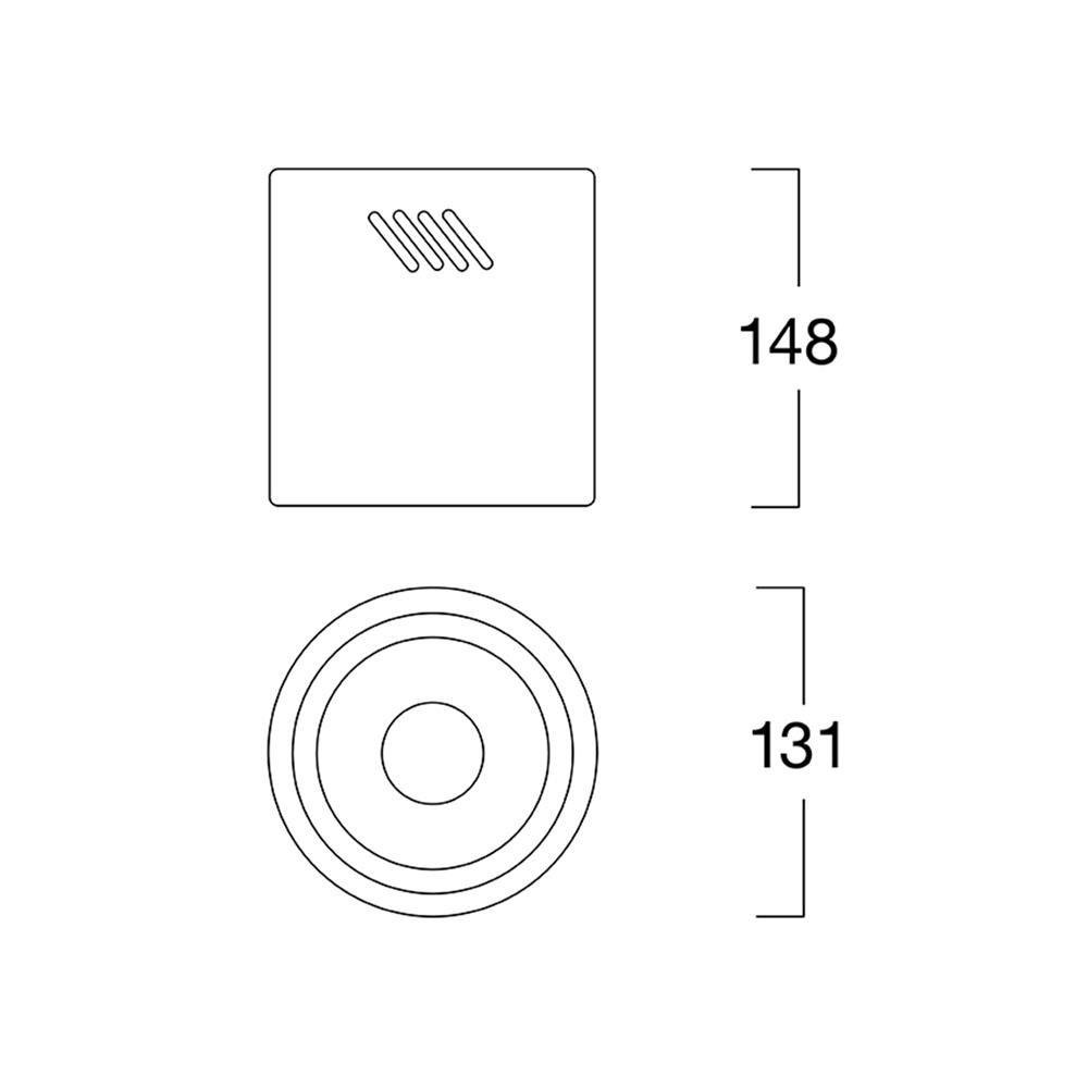 ดาวน์ไลท์ LUMAX 25-01920 5 นิ้ว สีดำ กลม