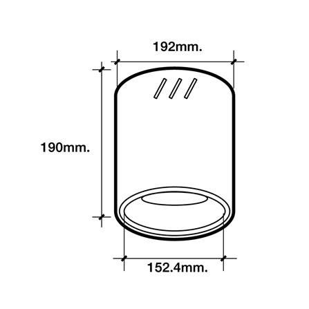 ดาวน์ไลท์ LUMAX HFIDR0006W 6 นิ้ว สีขาว กลม_3
