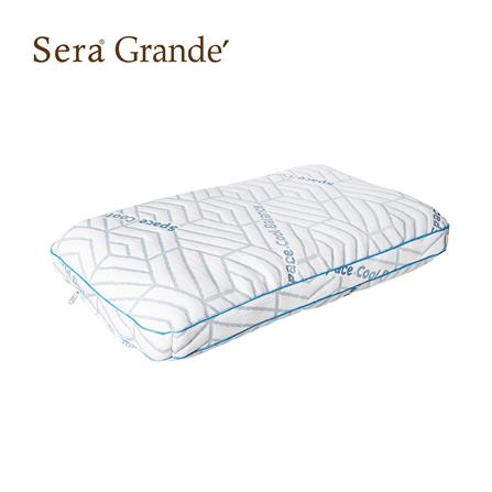 หมอนสุขภาพ เมมโมรี่โฟม SERA GRANDE COOL BALANCE 13.5x22 นิ้ว สีขาว_0