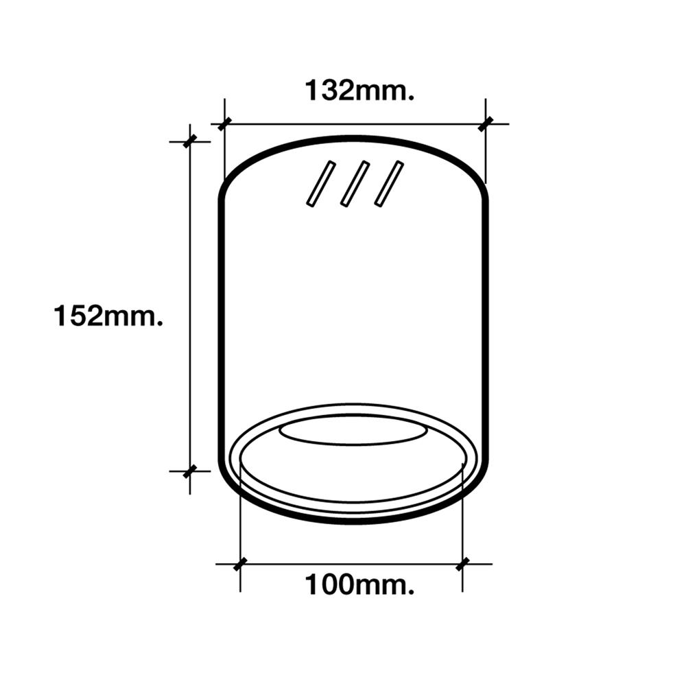 ดาวน์ไลท์ HI-TEK HFIDR0004W 4 นิ้ว สีขาว กลม