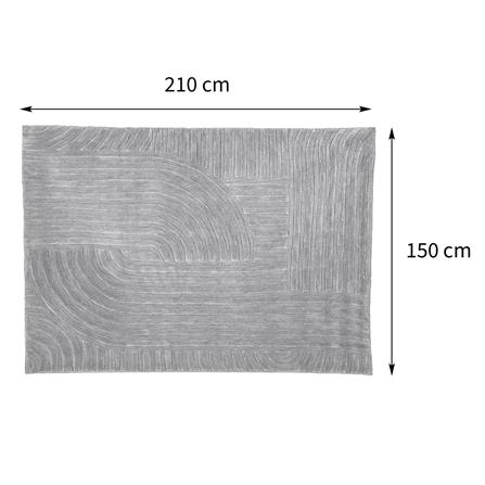 พรม BENETTA MILIAN 150X210 ซม. สีเทา_10