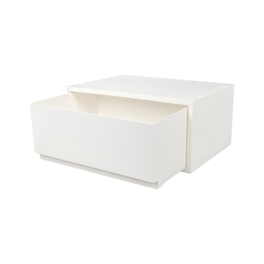 กล่องลิ้นชัก 1 ช่อง STACKO NEO 37X25.8X17.2 ซม. สีขาว