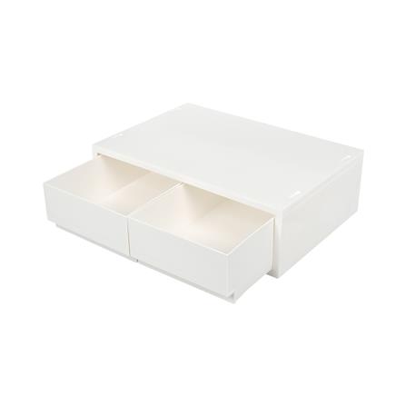 กล่องลิ้นชัก 2 ช่อง STACKO NEO 37X25.8X11.5 ซม. สีขาว_3