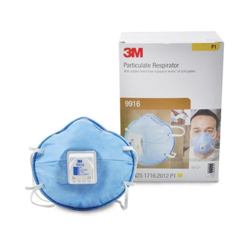หน้ากากป้องกันฝุ่นและกลิ่น มีวาล์ว N95 3M 9961