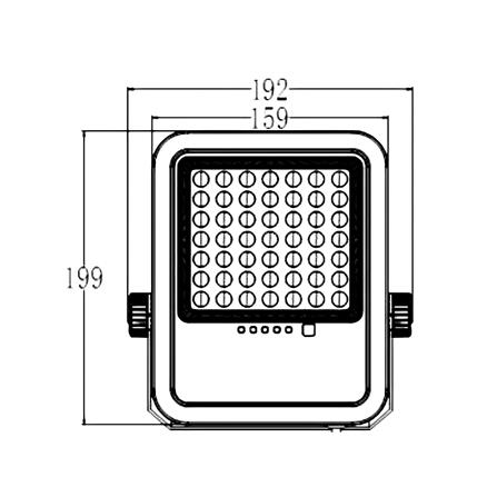 สปอตไลท์ LED SYLVANIA SOLAR VISION 100 วัตต์ DAYLIGHT สีดำ_7
