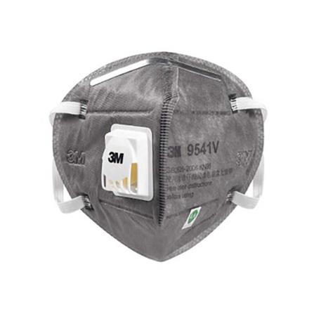หน้ากากป้องกันฝุ่นและกลิ่น มีวาล์ว N95 3M 9541V P2_0