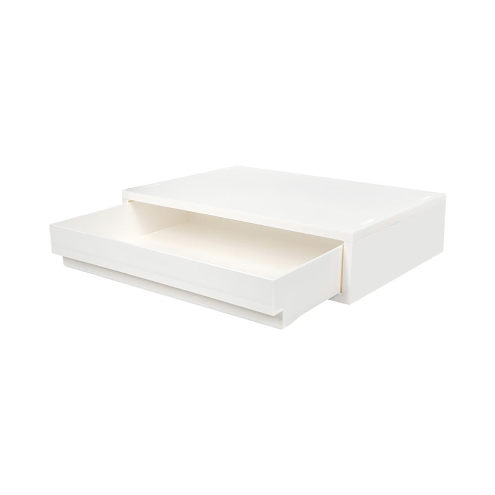กล่องลิ้นชัก 1 ช่อง STACKO NEO 37X25.8X8.8 ซม. สีขาว