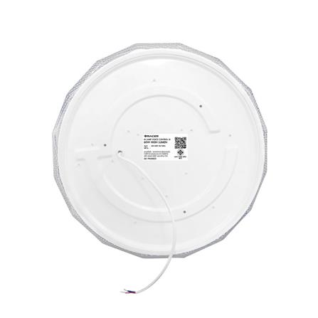 ไฟเพดาน LED RACER AI IU 18 นิ้ว 60 วัตต์ DAYLIGHT/COOL WHITE/WARM WHITE/RGB สีขาว_4