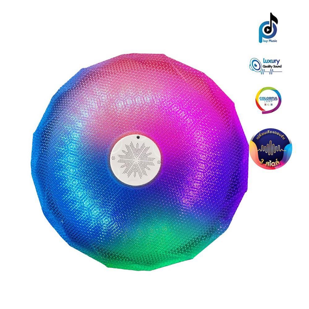 ไฟเพดาน LED RACER AI JISOO 15 นิ้ว 40 วัตต์ DAYLIGHT/COOL WHITE/WARM WHITE/RGB สีขาว_0