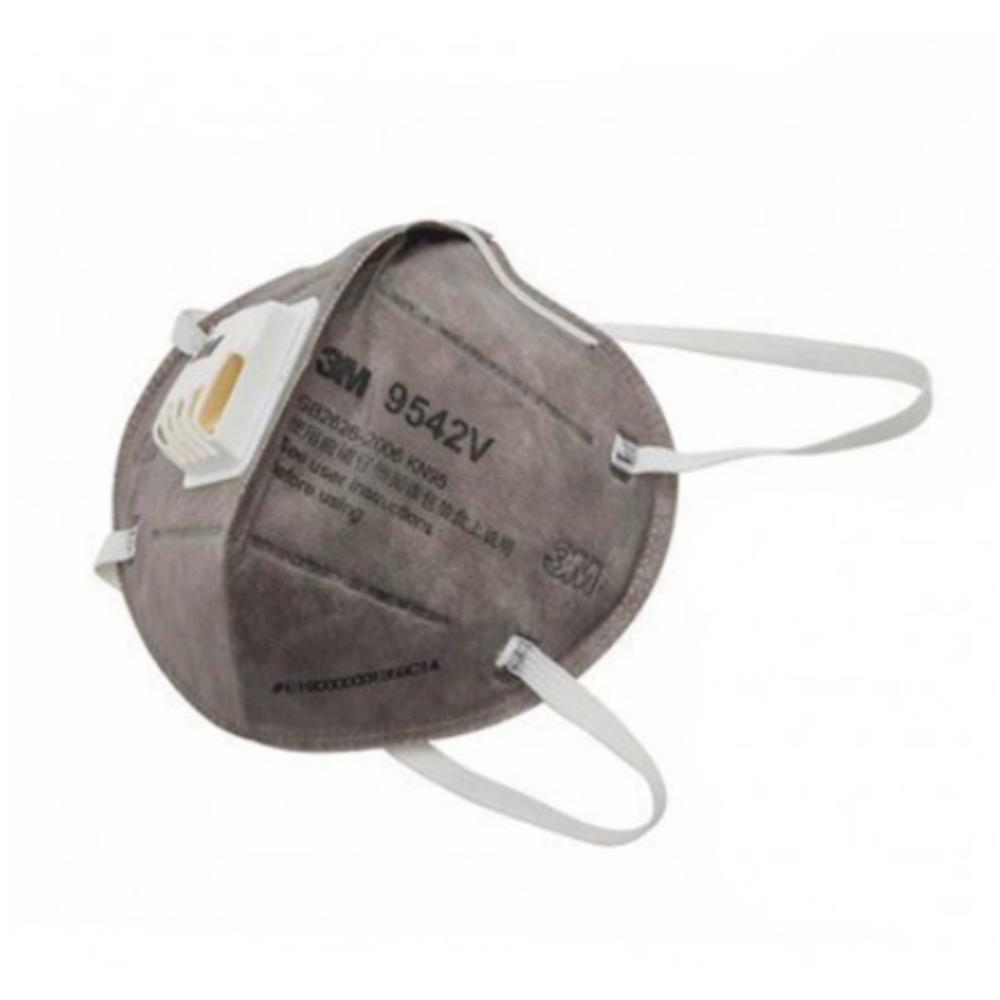 หน้ากากป้องกันฝุ่นและกลิ่น มีวาล์ว 3M 9542V P2 N95