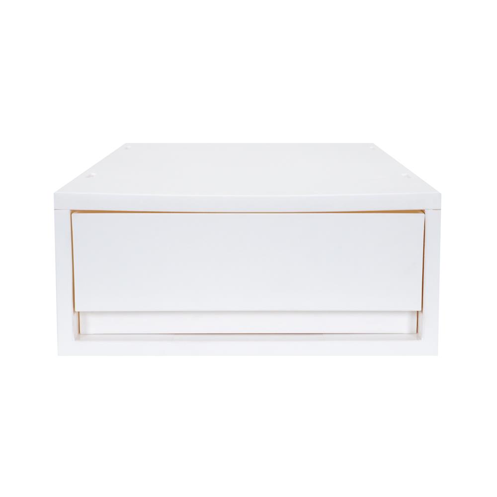 กล่องลิ้นชัก 1 ช่อง STACKO NEO 25.8X37X11.5 ซม. สีขาว