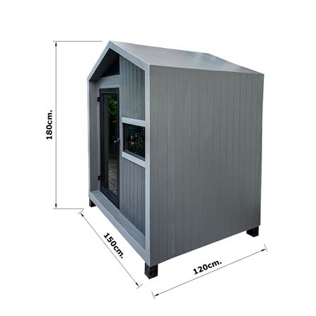 บ้านนก T.C. DOGHOUSE NORDIC 2 120x150x180 ซม._6