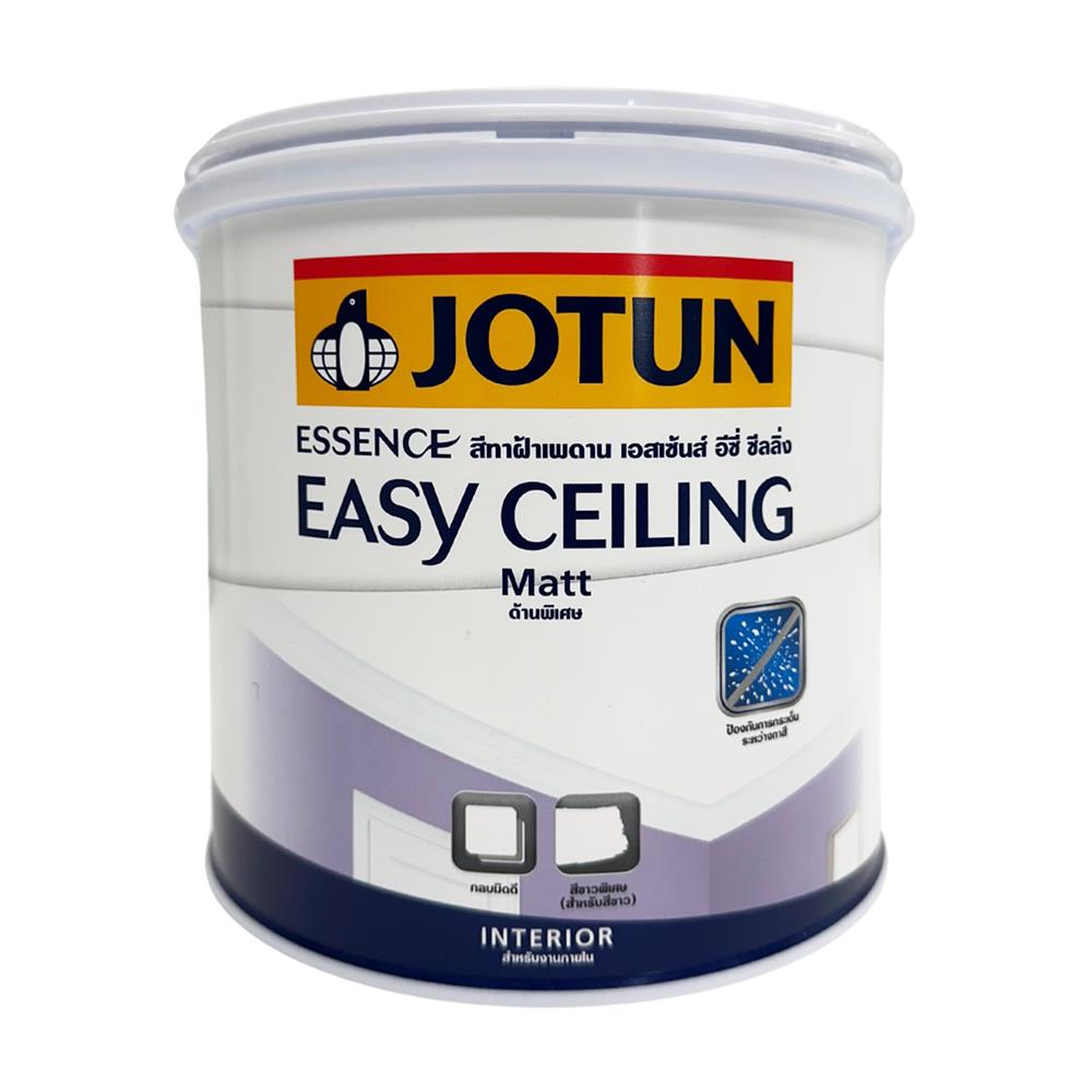สีน้ำทาฝ้า ชนิดด้าน JOTUN ESSENCE EASY CEILING สีขาว 1 แกลลอน