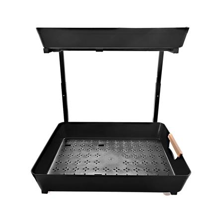 ชั้นวางอเนกประสงค์แบบเลื่อนได้ 2 ชั้น KECH SLIDE สีดำ_1