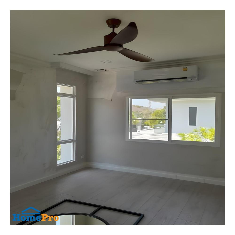 พัดลมไม่มีโคมไฟ MR.KEN 25-01805 46 นิ้ว สีน้ำตาลเข้ม