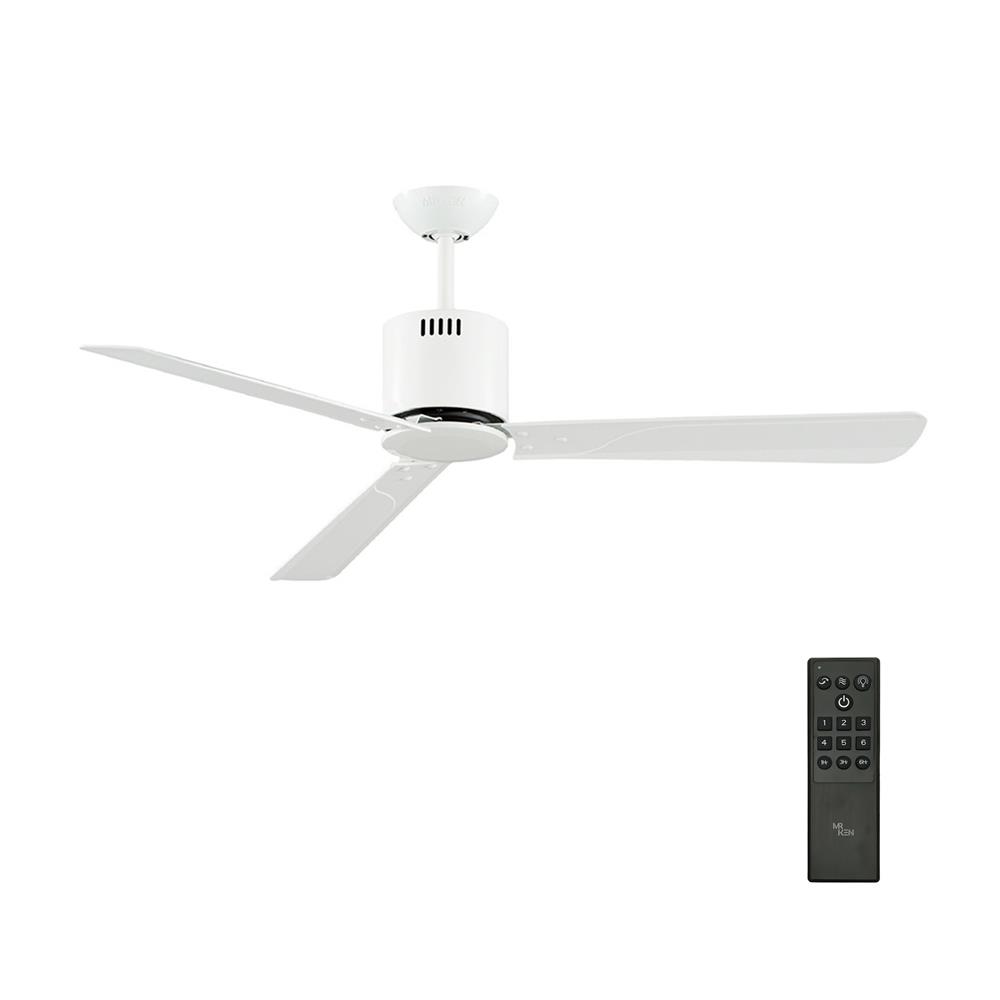 พัดลมไม่มีโคมไฟ MR.KEN 25-02053 52 นิ้ว สีขาว