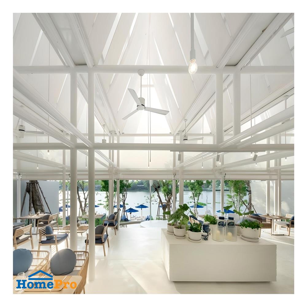 พัดลมไม่มีโคมไฟ MR.KEN 25-02053 52 นิ้ว สีขาว