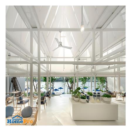 พัดลมไม่มีโคมไฟ MR.KEN 25-02053 52 นิ้ว สีขาว_3